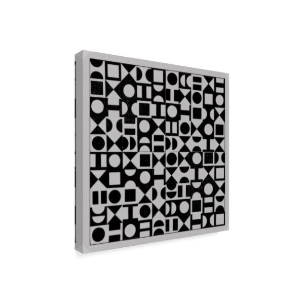 Peter McClure 'Basic Derivative Simulated Woodblock' Canvas Art,35x35